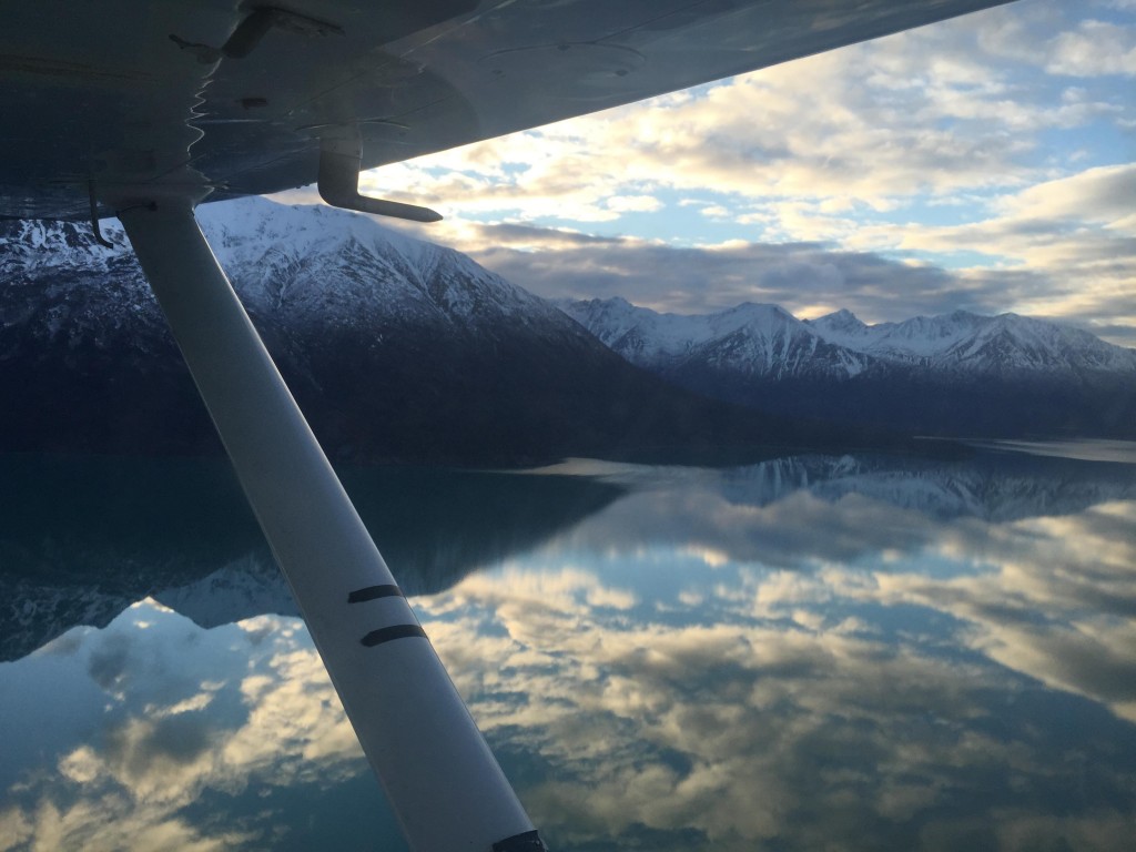 It was a beautiful, beautiful flight from anchorage back to nondalton